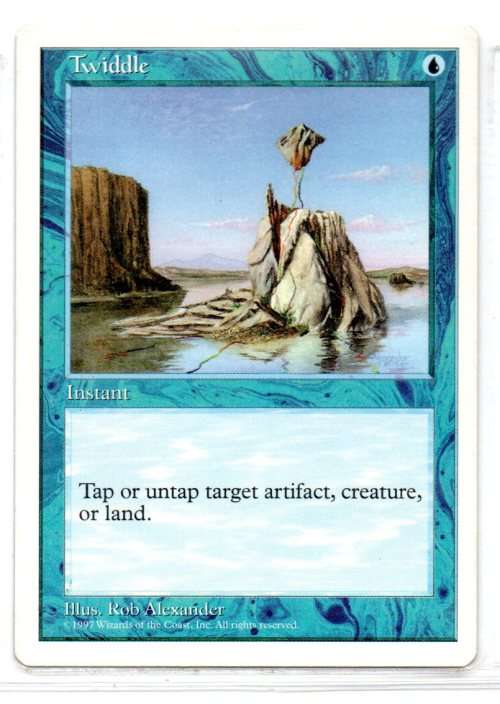 Magic The Gathering 1997 - Twiddle - Common - 5th Edition