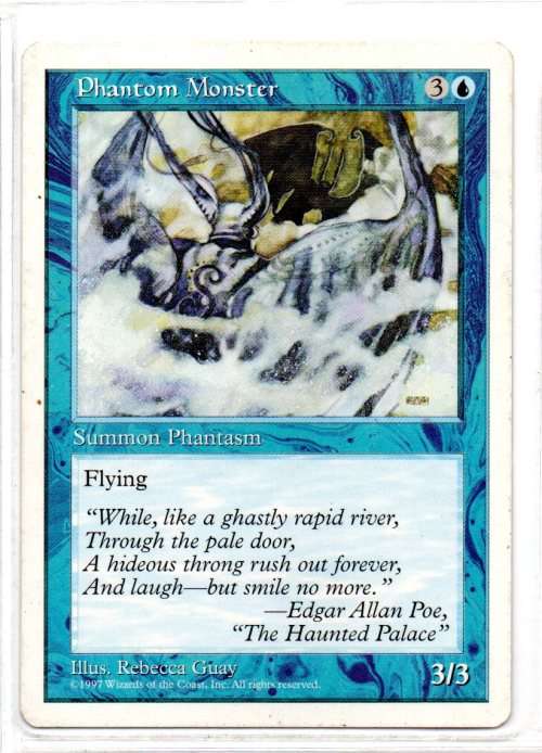 Magic The Gathering 1997 - Phantom Monster - Common - 5th Edition