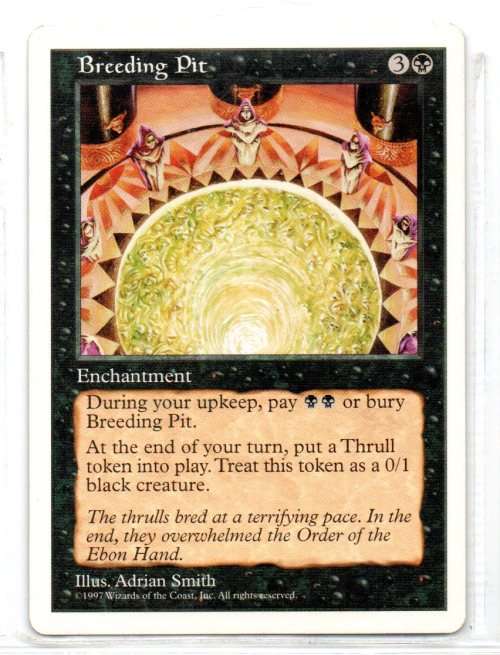 Magic The Gathering 1997 - Breeding Pit - Common - 5th Edition