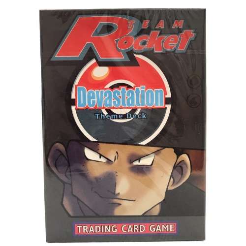 Pokemon - TCG Team Rocket Devastation Theme Deck SET (FACTORY SEALED)