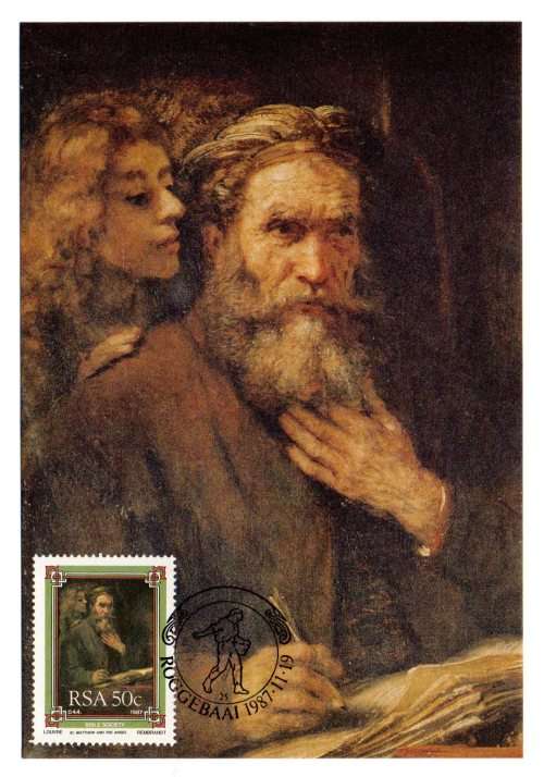 1987 RSA The Bible - Unique and Eternal Postcard Set