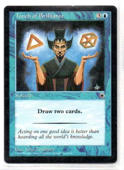 Magic The Gathering 1997 - Touch of Brilliance - Common - Portal