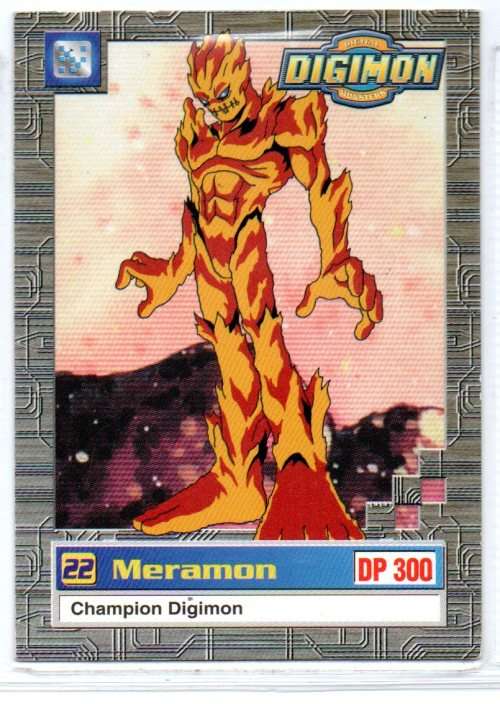 1999 Bandai Upper Deck Digimon Series 1 - Meramon 24/34