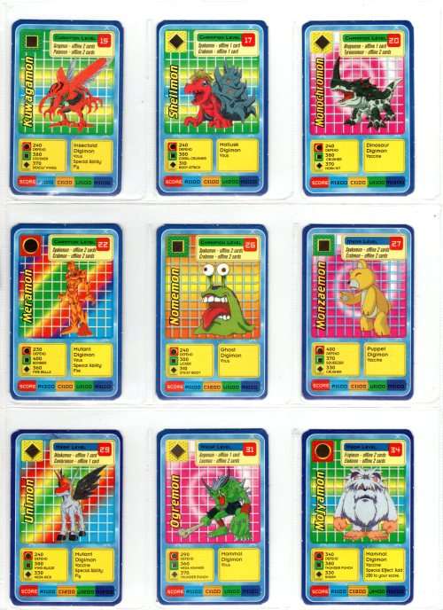 Digimon Digital Monsters - Cereal Promo Cards 21