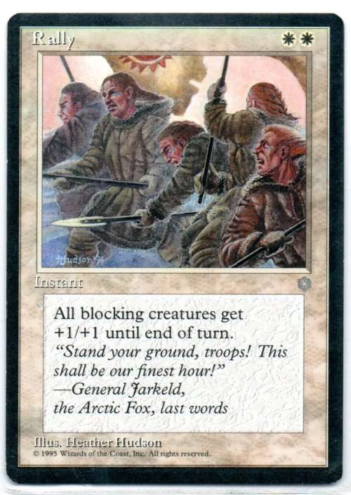 Magic The Gathering 1995 - Rally - Common - Ice Age