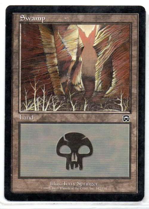 Magic The Gathering 1993 - 99 - Swap 342/350 - Swamp - Mercadian Masques