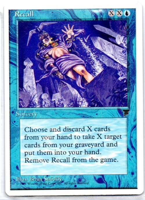 Magic The Gathering 1995 - Recall - Common - Legends