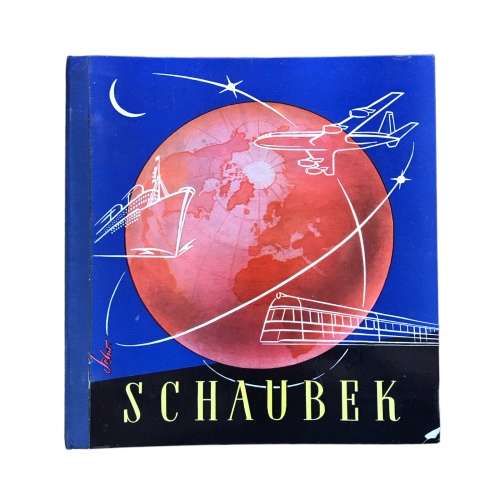 Schaubek Briefmarken Album Nr200/250 Europa/Ubersee