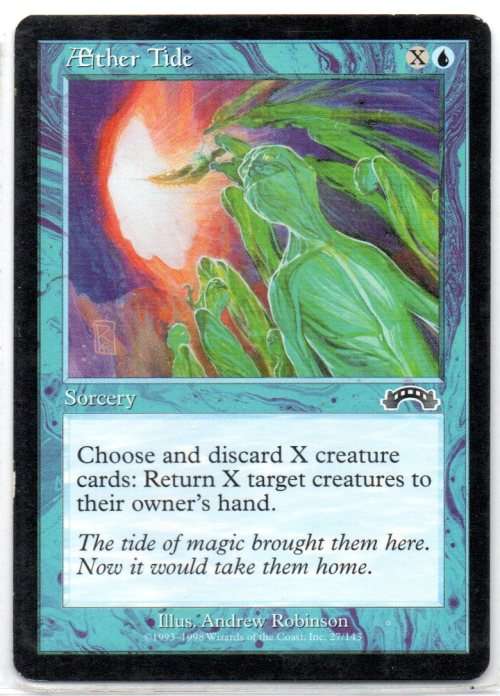 Magic The Gathering 1993 - 1998 - Aether Tide 27/143 - Common - Exodus
