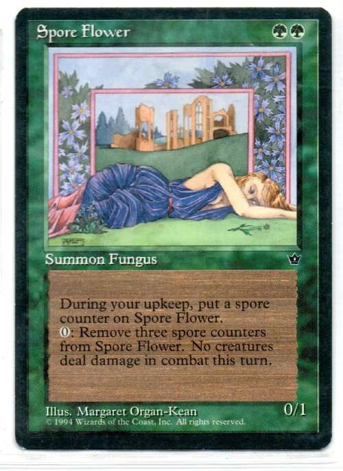 Magic The Gathering 1994 - Spore Flower - Uncommon - Fallen Empires