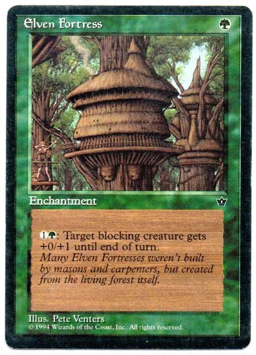 Magic The Gathering 1994 - Elven Fortress - Common - Fallen Empires