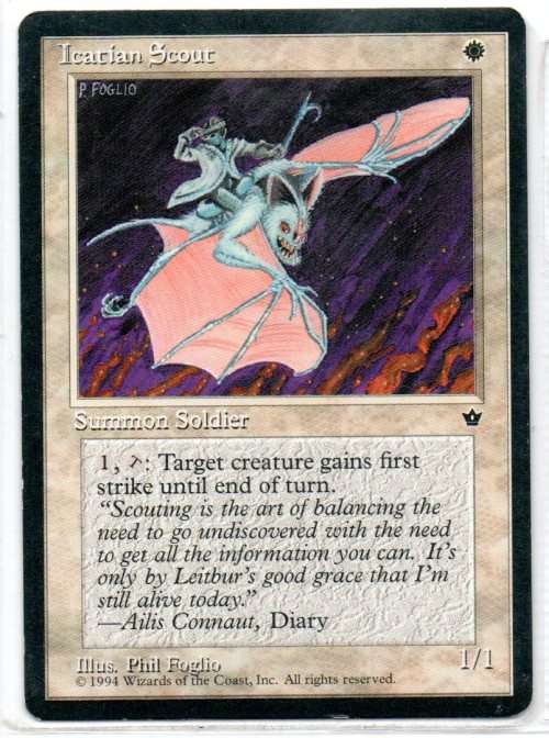 Magic The Gathering 1994 - Icatian Scout - Common - Fallen Empires