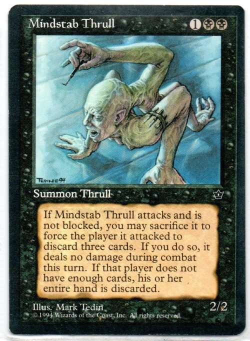 Magic The Gathering 1994 - Mindstab Thrull - Common - Fallen Empires