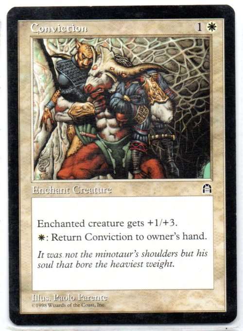 Magic The Gathering 1998 - Conviction - Common - Stronghold