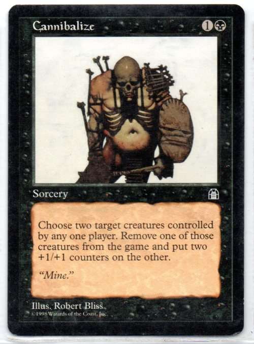 Magic The Gathering 1998 - Cannibalize - Common - Stronghold