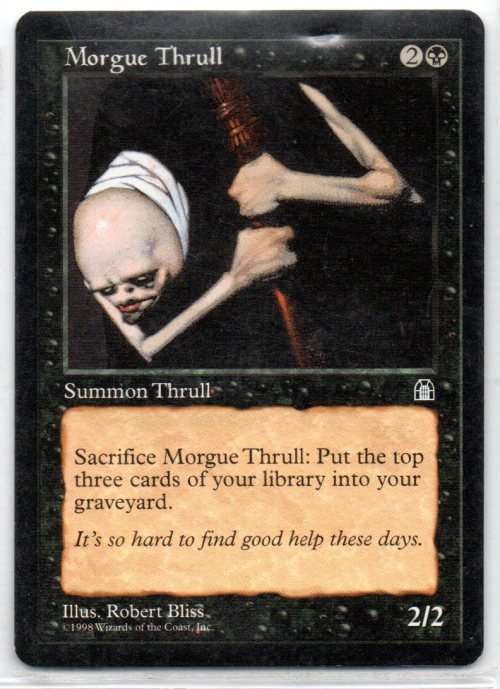 Magic The Gathering 1998 - Morgue Thrull - Common - Stronghold
