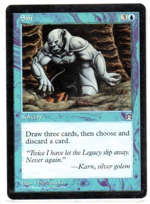 Magic The Gathering 1998 - Sift - Common - Stronghold