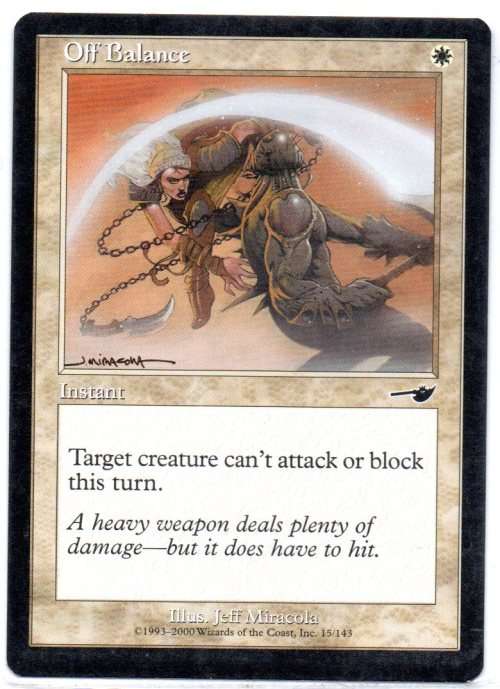 Magic The Gathering 1993 - 2000 - Off Balance 15/143 - Common - Nemesis