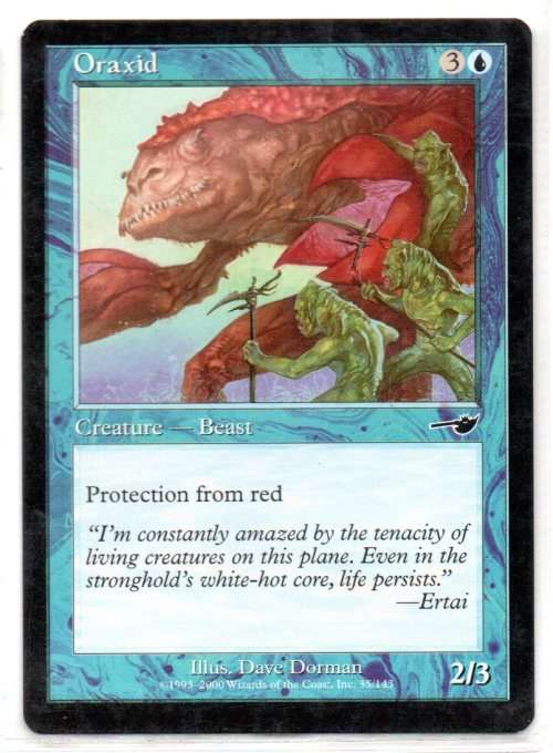 Magic The Gathering 1993 - 2000 - Oraxid 35/143 - Common - Nemesis