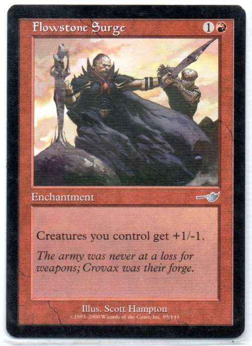 Magic The Gathering 1993 - 2000 - Flowstone Surge 85/143 - Uncommon - Nemesis