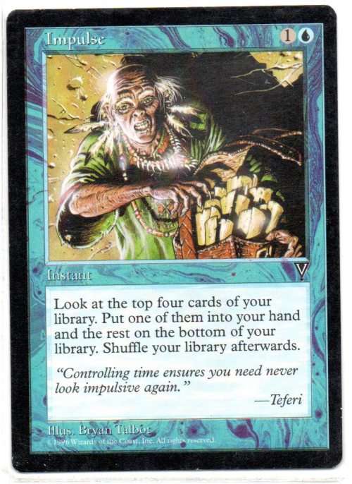 Magic The Gathering 1996 - Impulse - Common - Visions