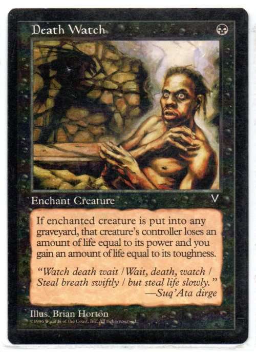 Magic The Gathering 1996 - Death Watch - Common - Visions