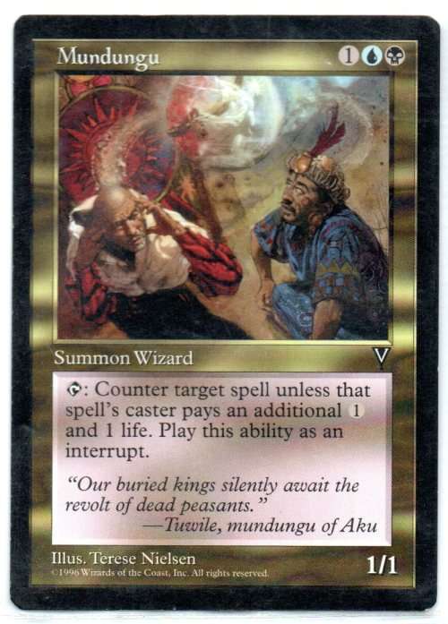 Magic The Gathering 1996 - Mundungu - Common - Visions