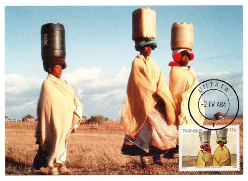 1984 Transkei Additional value to the definitive issue Postcard