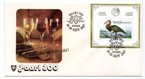 1987 Venda Paarl 300 Commemorative Cover