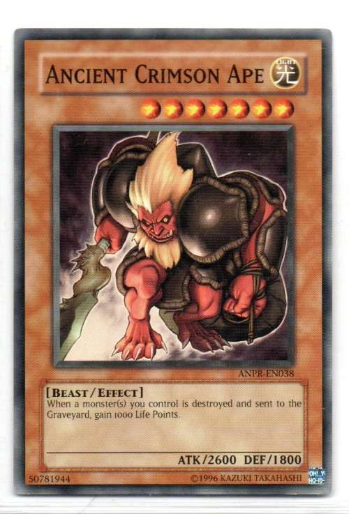 Yu-Gi-Oh! - Ancient Crimson Ape - Common - Ancient Prophecy (ANPR-EN038)
