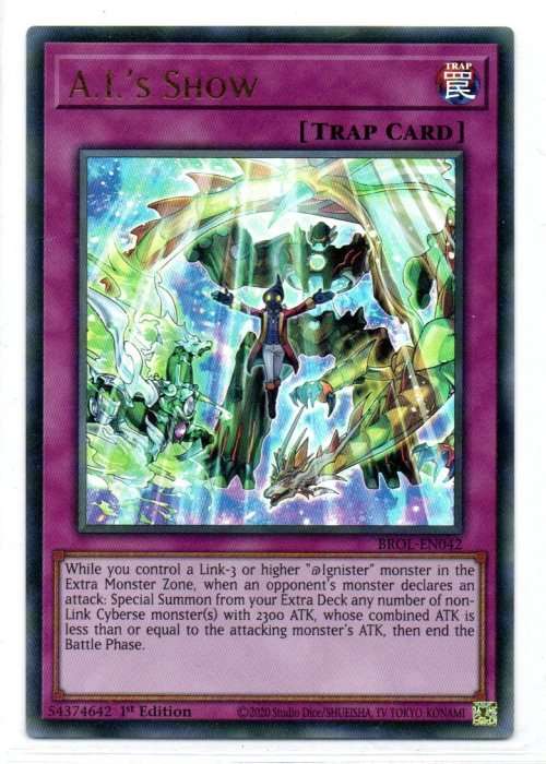 Yu-Gi-Oh! - A.I.`s Show - 1st Ed/Ultra Rare - Brothers of Legend (BROL-EN042)