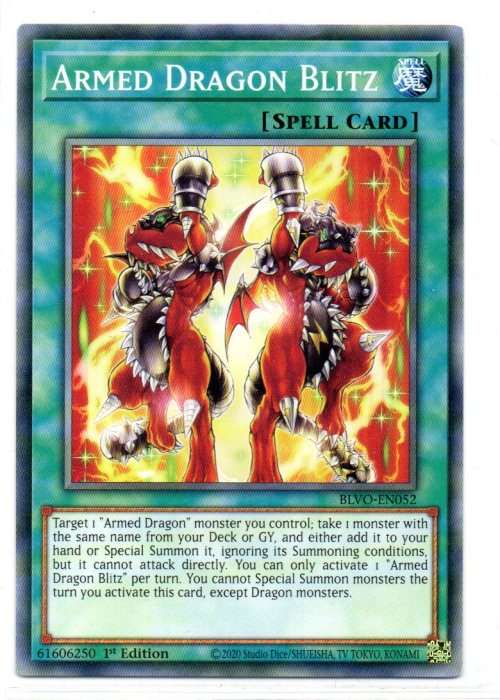 Yu-Gi-Oh! - Armed Dragon Blitz - 1st Ed/Common - Blazing Vortex (BLVO-EN052)