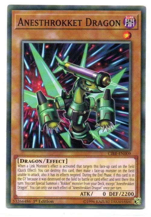 Yu-Gi-Oh! - Anesthrokket Dragon - 1st Ed/Common - Circuit Break (CIBR-EN009)
