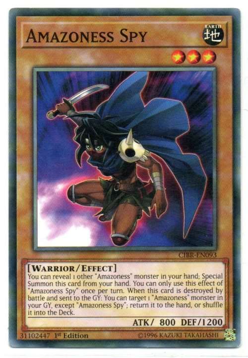 Yu-Gi-Oh! - Amazoness Spy - 1st Ed/Common - Circuit Break (CIBR-EN093)