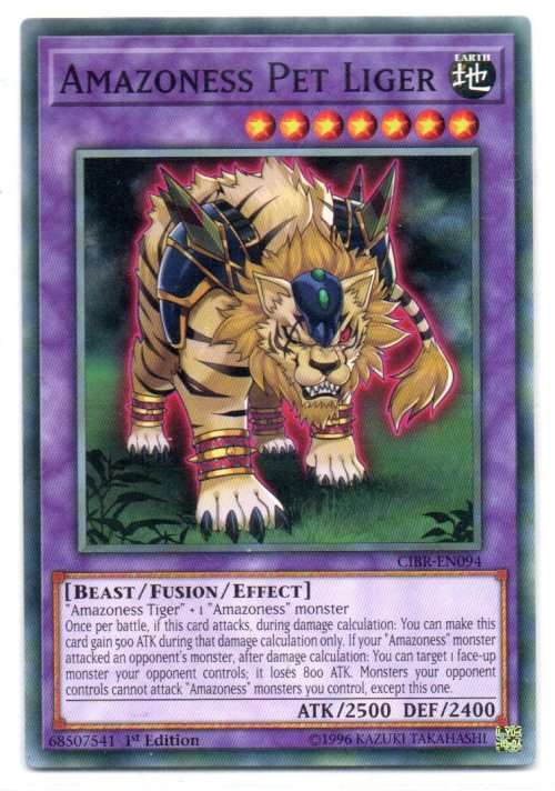 Yu-Gi-Oh! - Amazoness Pet Liger - 1st Ed/Common - Circuit Break (CIBR-EN093)