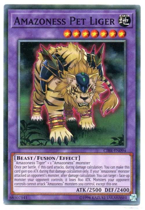 Yu-Gi-Oh! - Amazoness Pet Liger - Common - Circuit Break (CIBR-EN093)