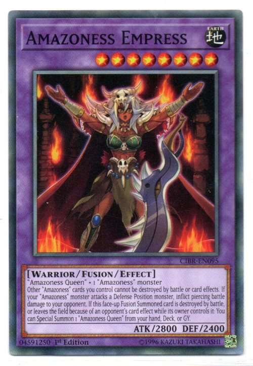 Yu-Gi-Oh! - Amazoness Empress - 1st Ed/Common - Circuit Break (CIBR-EN095)