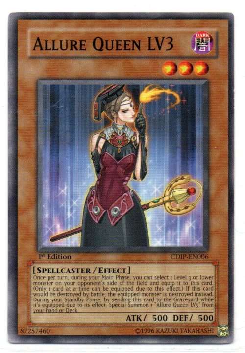 Yu-Gi-Oh! - Allure Queen LV3 - 1st Ed/Common - Cyberdark Impact (CDIP-EN006)