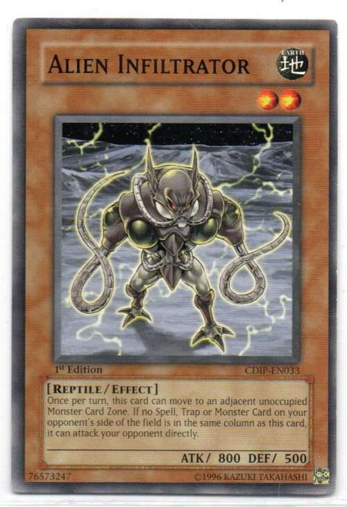 Yu-Gi-Oh! - Alien Infiltrator - 1st Ed/Common - Cyberdark Impact (CDIP-EN033)