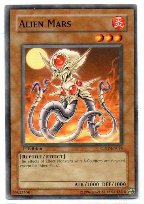 Yu-Gi-Oh! - Alien Mars - 1st Ed/Common - Cyberdark Impact (CDIP-EN034)