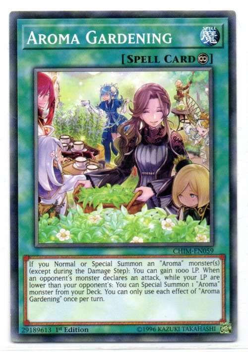 Yu-Gi-Oh! - Aroma Gardening - 1st Ed/Common - Chaos Impact (CHIM-EN059)