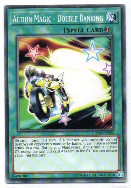 Yu-Gi-Oh! - Action Magic - Double Banking - Common - Chaos Impact (CHIM-EN094)