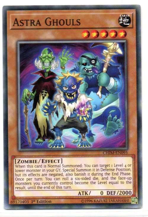 Yu-Gi-Oh! - Astra Ghouls - 1st Ed/Common - Chaos Impact (CHIM-EN095)