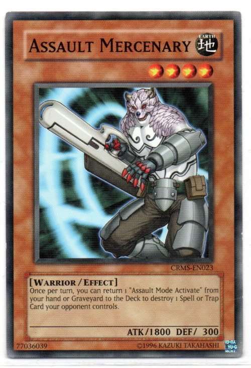 Yu-Gi-Oh! - Assault Mercenary - Common - Crimson Crisis (CRMS-EN023)