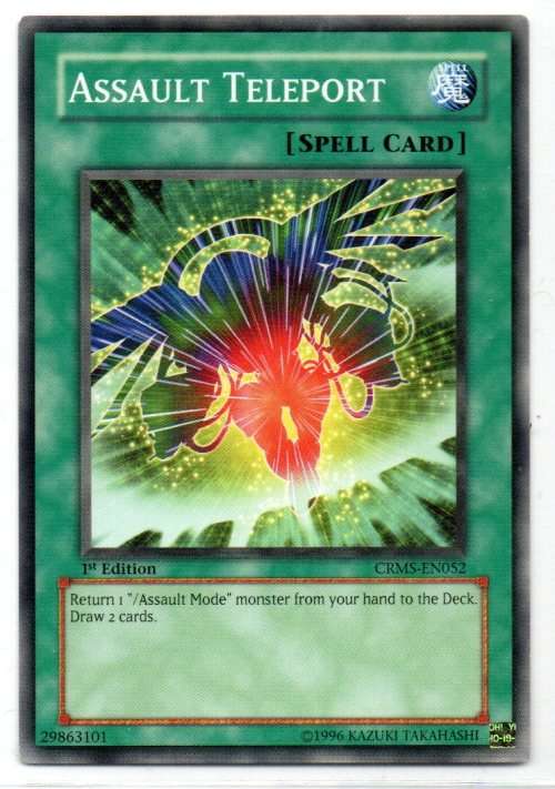 Yu-Gi-Oh! - Assault Teleport - 1st Ed/Common - Crimson Crisis (CRMS-EN052)