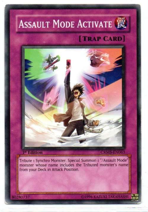 Yu-Gi-Oh! - Assault Mode Activate - 1st Ed/Common - Crimson Crises (CRMS-EN063)