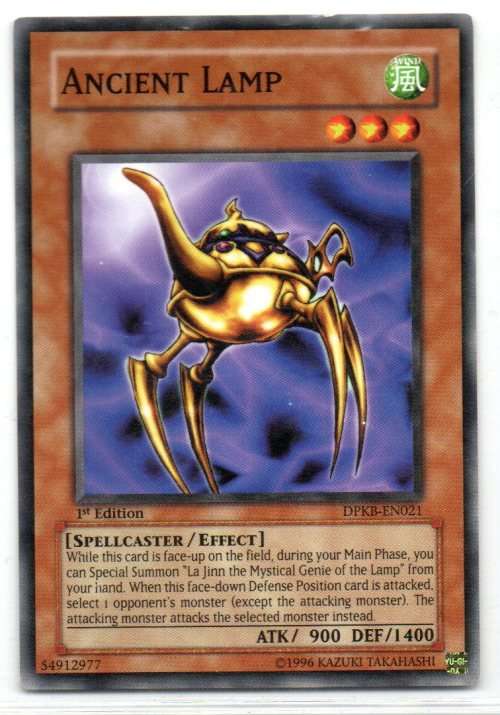 Yu-Gi-Oh! - Ancient Lamp - 1st Ed/Common - Duelist Pack: Kaiba (DPKB-EN021)