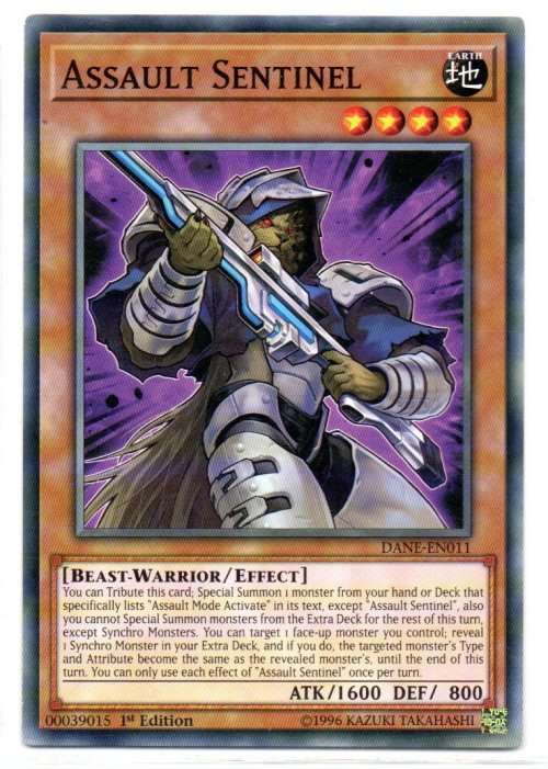 Yu-Gi-Oh! - Assault Sentinel - 1st Ed/Common - Dark Neostorm (DANE-EN011)