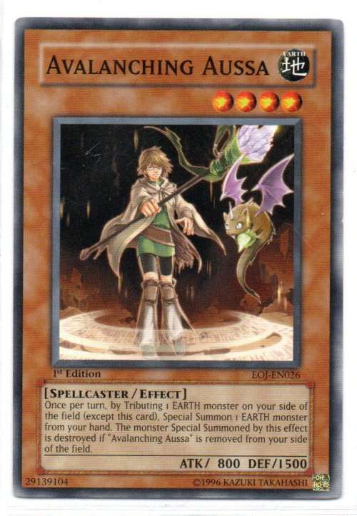 Yu-Gi-Oh! - Avalanching Aussa - 1st Ed/Common - Enemy of Justice (EOJ-EN026)