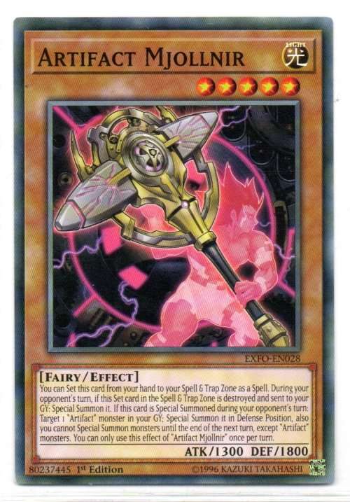 Yu-Gi-Oh! - Artifact Mjollnir - 1st Ed/Common - Extreme Force (EXFO-EN028)